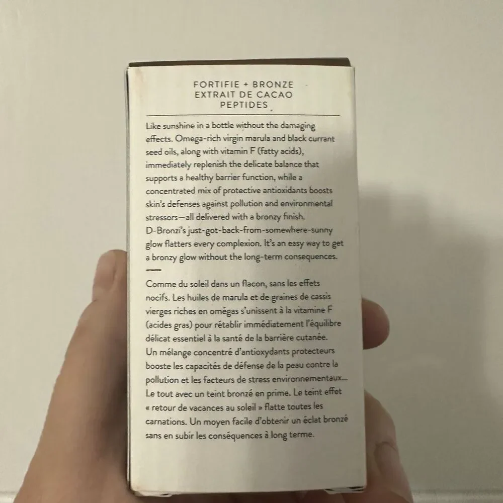 Drunk Elephant luxe beauty D-bronzi fortify drops